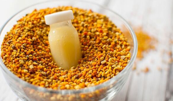 A man will keep himself in good condition by eating royal jelly and bee bread