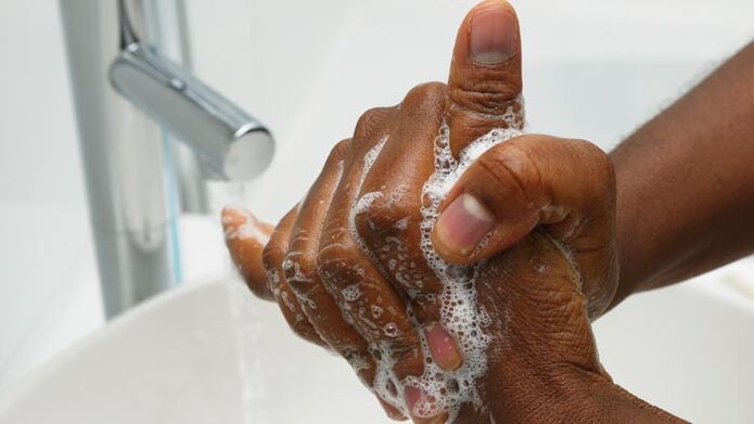 Hand washing before penis enlargement training